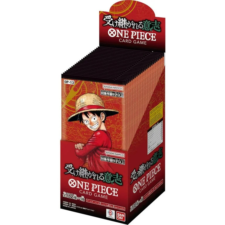 One Piece TCG: "Carrying on His Will/Inherited Will" Booster Box OP-13 [Japanese] - 24 Packs