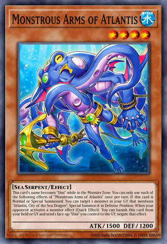 (SR) Monstrous Arms of Atlantis BETB-EN015 - Ships 10/8/2026