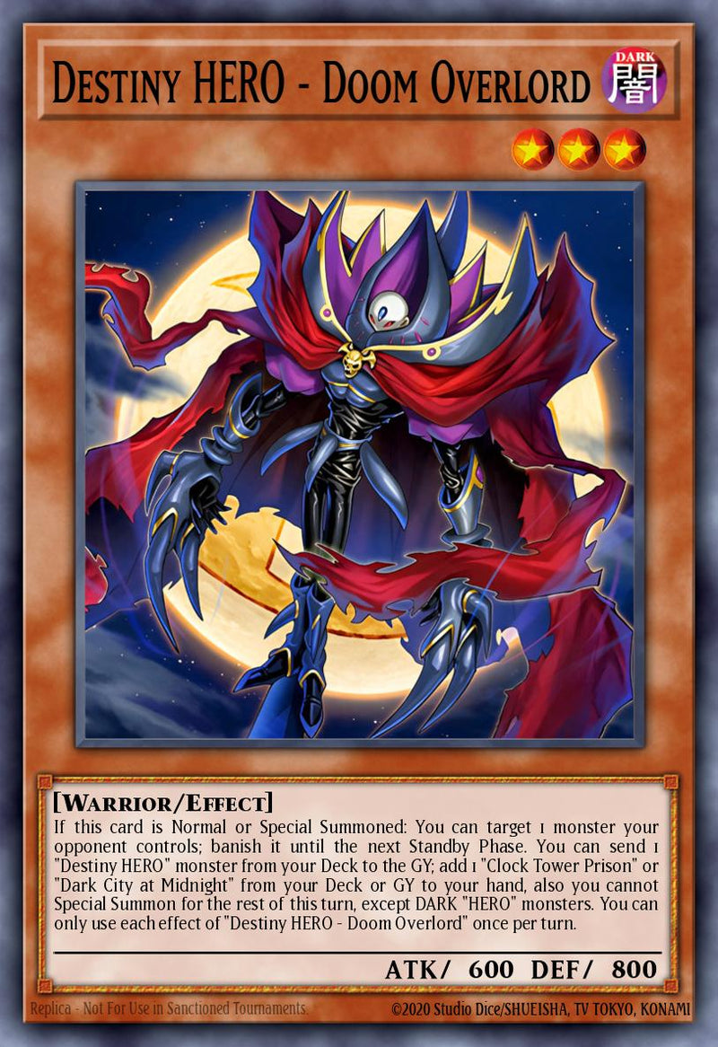 (UR) Destiny HERO - Doom Overlord BETB-EN022 - Ships 10/8/2026