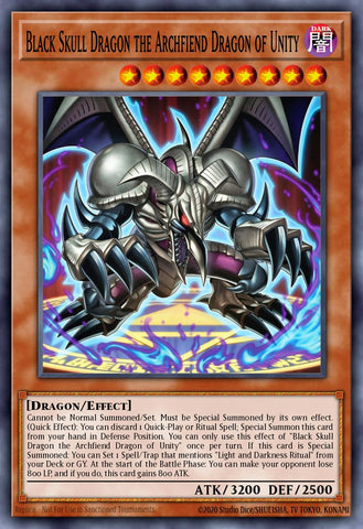 (SR) Black Skull Dragon, the Archfiend of Unity BETB-EN026 - Ships 10/8/2026