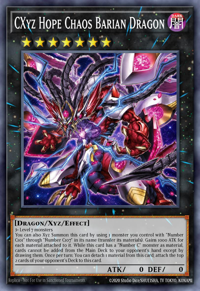 (UR) CXyz Hope Chaos Barian Dragon (extended art) BETB-EN044 - Ships 10/8/2026