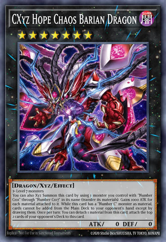 (UR) CXyz Hope Chaos Barian Dragon (extended art) BETB-EN044 - Ships 10/8/2026