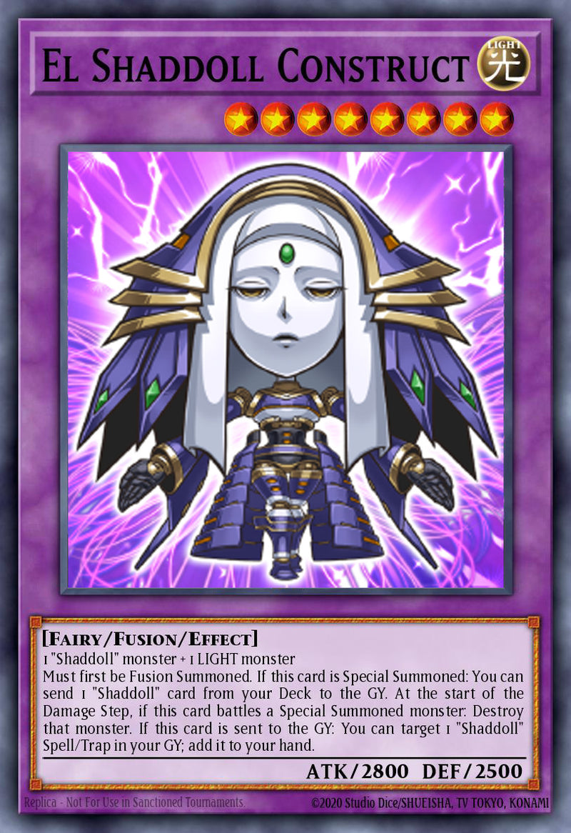 (SCR) El Shaddoll Construct (Chibi Artwork) BLGG-EN006 - Ships 6/5/26