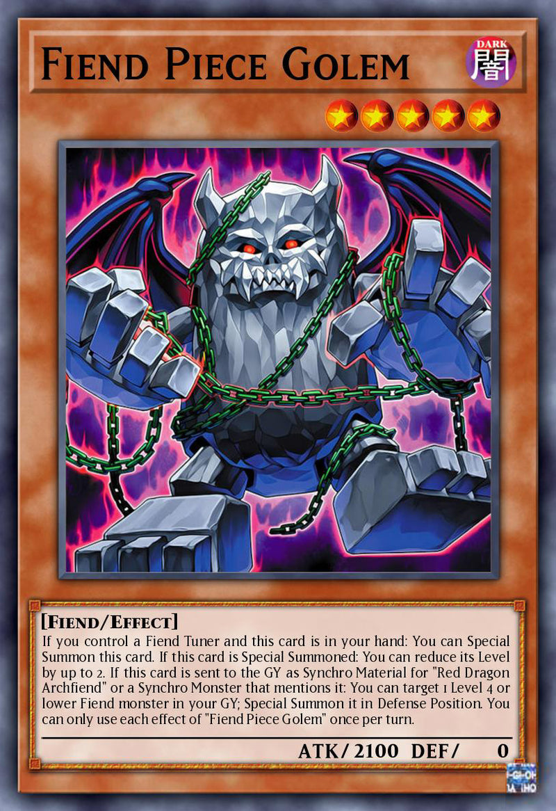 (C) Fiend Piece Golem BLZD-EN003 - Ships 5/8/26
