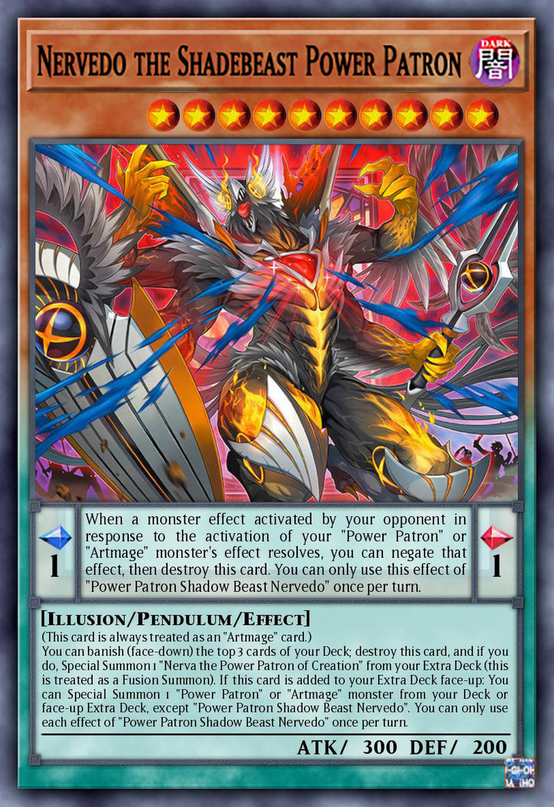(UR) Nervedo the Shadebeast Power Patron BLZD-EN011 - Ships 5/8/26
