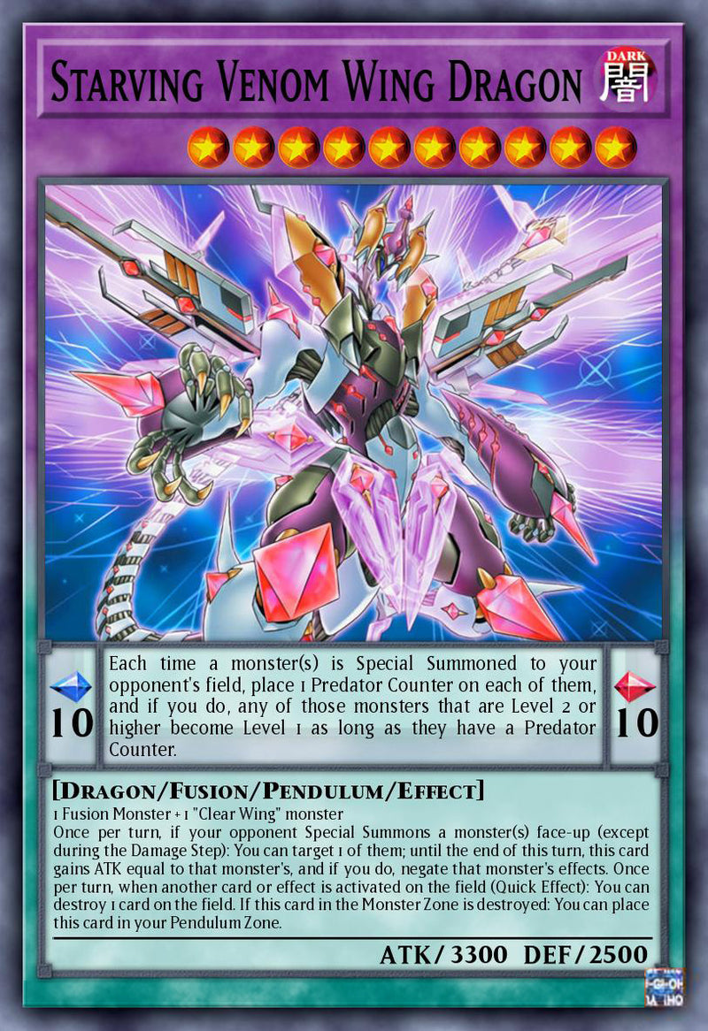 (SR) Starving Venom Wing Dragon BLZD-EN031 - Ships 5/8/26