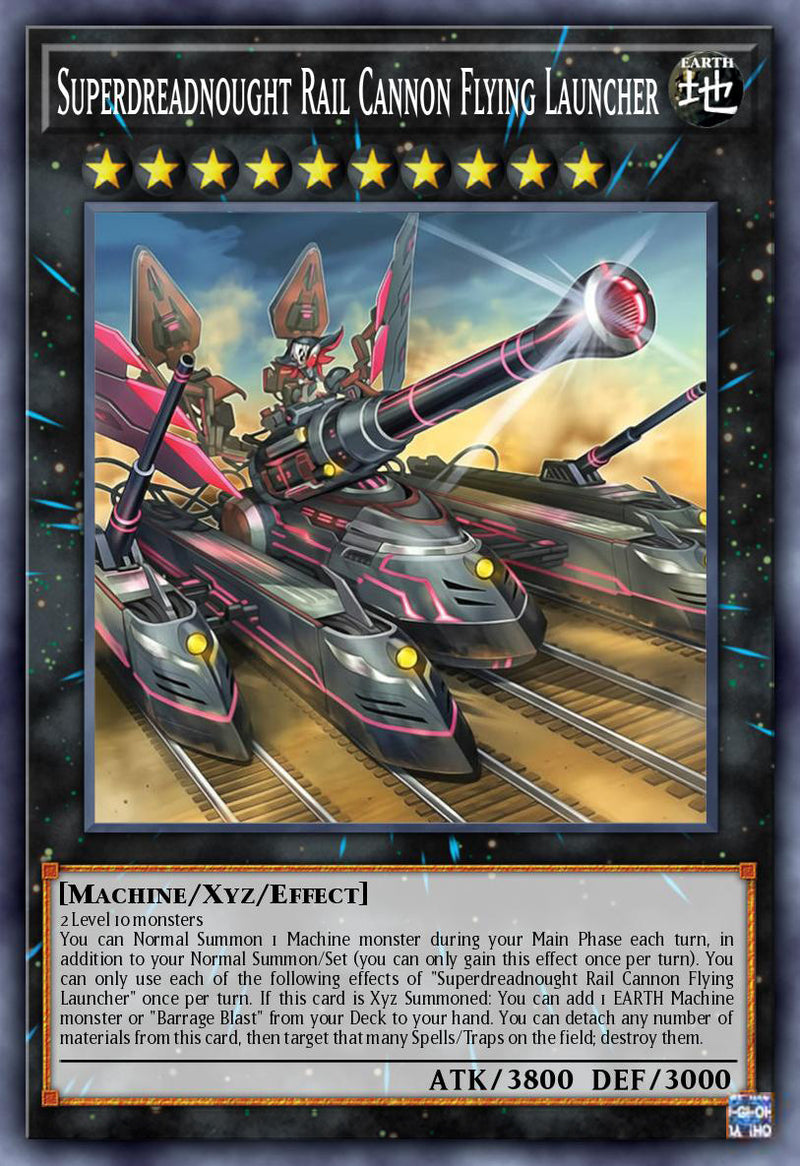 (STARLIGHT) Superdreadnought Rail Cannon Flying Launcher BLZD-EN044 - Ships 5/8/26