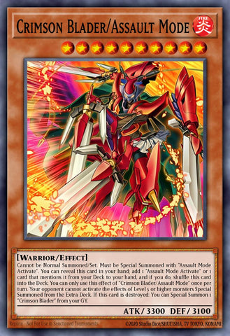 (SR) Crimson Blader/Assault Mode BPRO-EN008 - Ships 2/6
