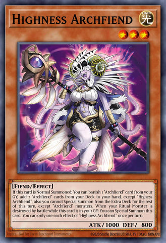 (SR) Highness Archfiend BPRO-EN016 - Ships 2/6