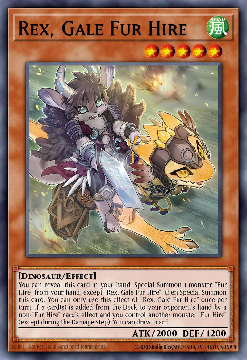 (SR) Rex, Ride Fur Hire BPRO-EN017 - Ships 2/6