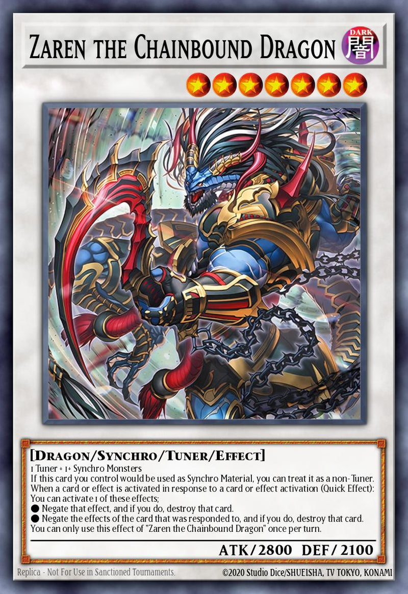 (SR) Zalen the Shackled Dragon BPRO-EN042 - Ships 2/6