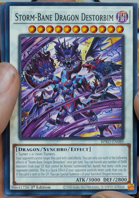 (C) Storm-Bane Dragon Destorbim BPRO-EN089 - Ships 2/6