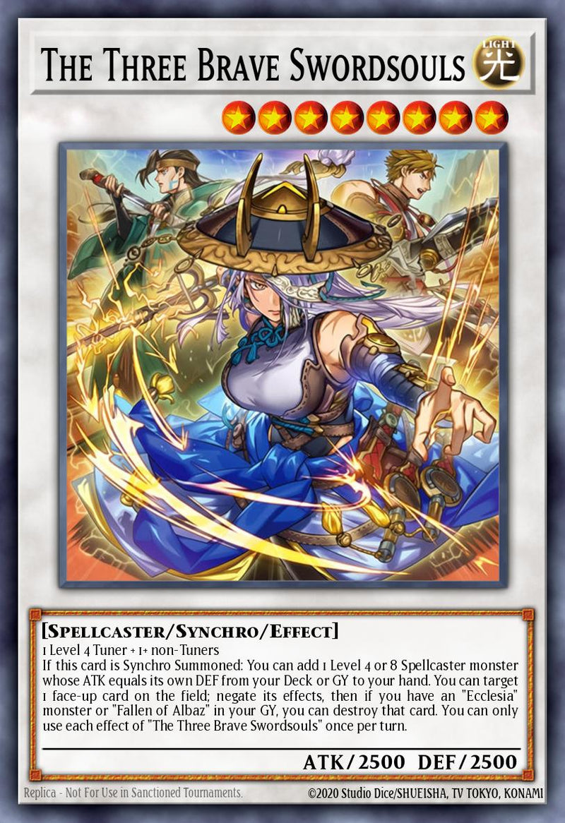 (SR) The Three Champions of Swordsoul CORI-EN100 - Ships 7/3