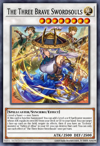 (SR) The Three Champions of Swordsoul CORI-EN100 - Ships 7/3