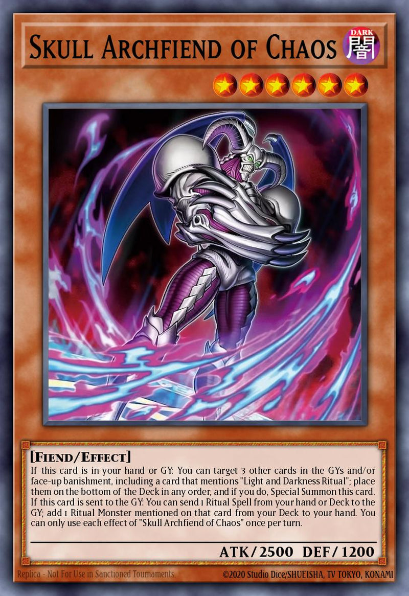 (SR) Skull Archfiend of Chaos CORI-EN002 - Ships 7/3