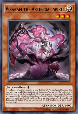 (SR) Virakam, the Divine Spirit of Artifice CORI-EN017 - Ships 7/3