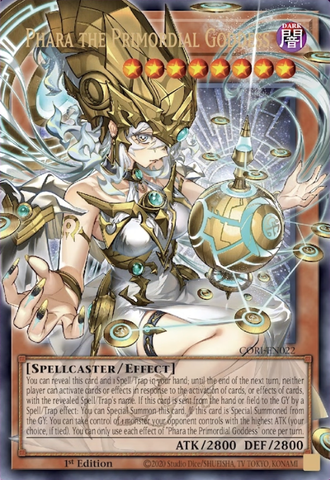 (STARLIGHT) Phara the Primordial Goddess (extended art) CORI-EN022ST - Ships 7/3