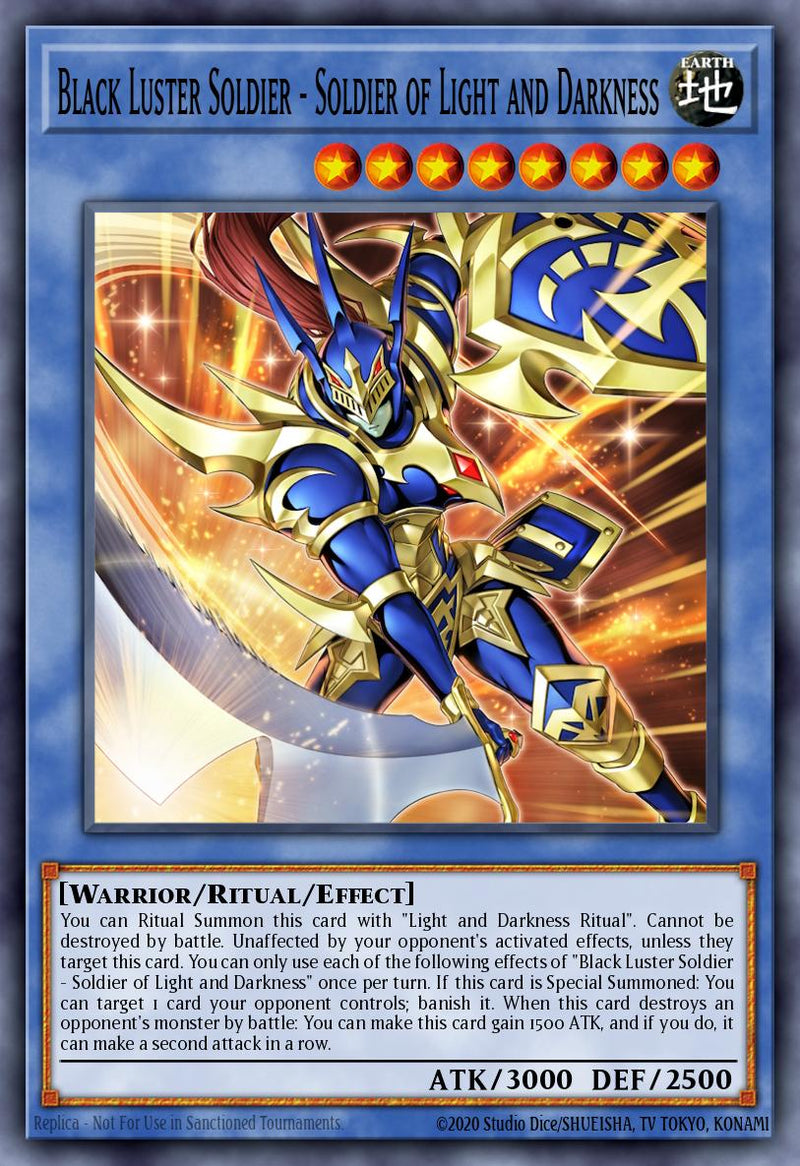 (SCR) Black Luster Soldier - Soldier of Light and Darkness CORI-EN028 - Ships 7/3