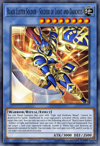 (SCR) Black Luster Soldier - Soldier of Light and Darkness CORI-EN028 - Ships 7/3