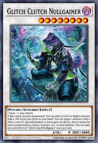 (C) Glitch Clutch Nullgainer CORI-EN036 - Ships 7/3