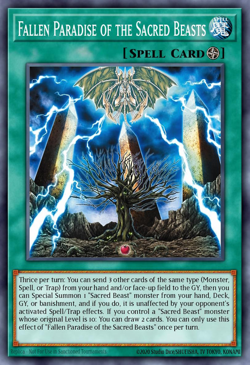 (C) Fallen Paradise of the Sacred Beasts CORI-EN048 - Ships 7/3