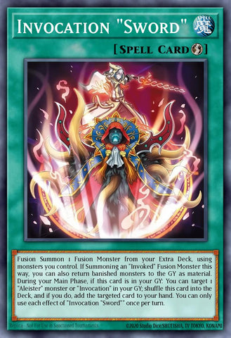 (UR) Invocation - Sword"" CORI-EN053 - Ships 7/3