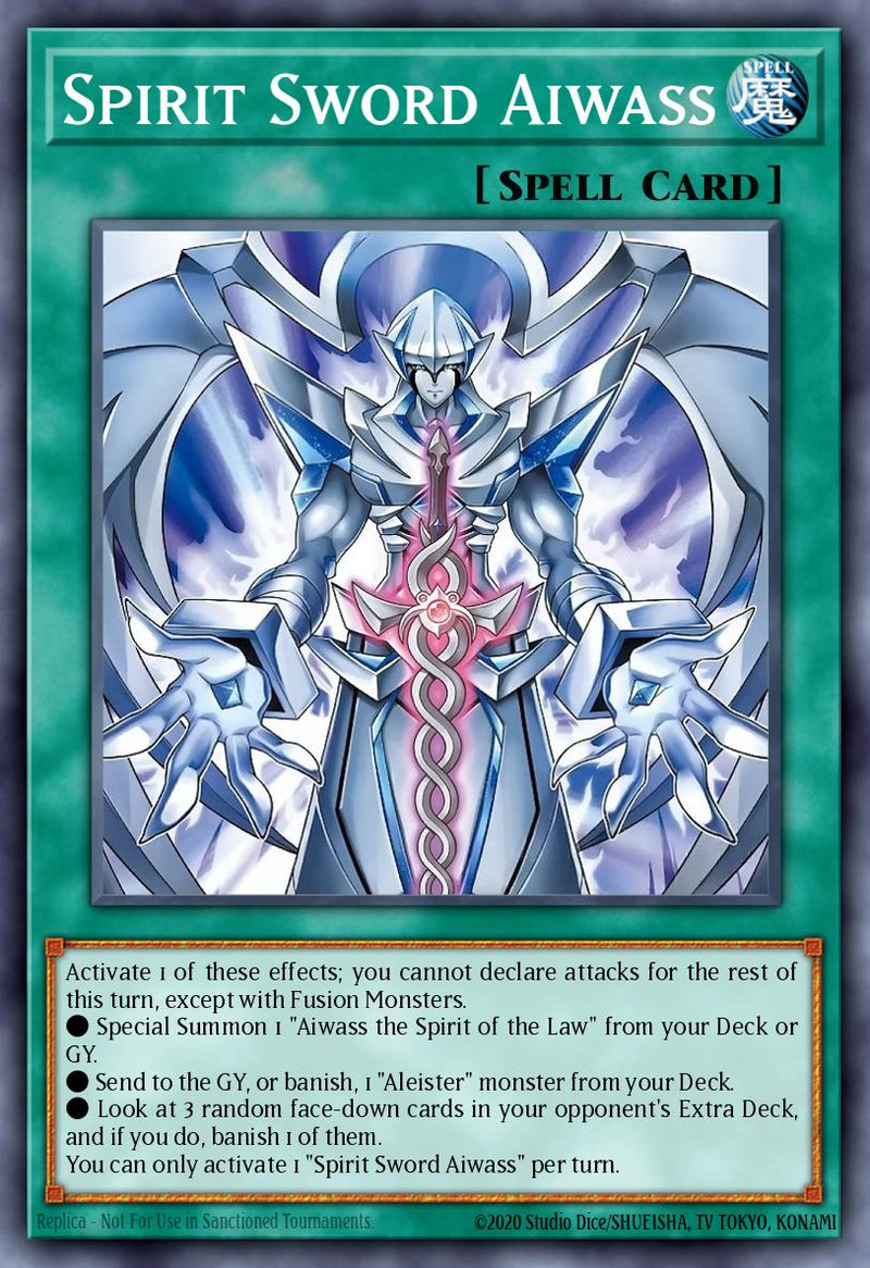 (C) Sacred Spirit Sword Aiwass CORI-EN054 - Ships 7/3