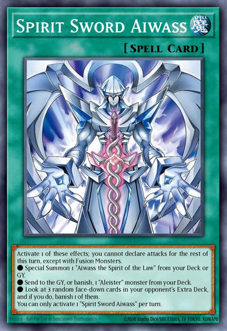 (C) Sacred Spirit Sword Aiwass CORI-EN054 - Ships 7/3