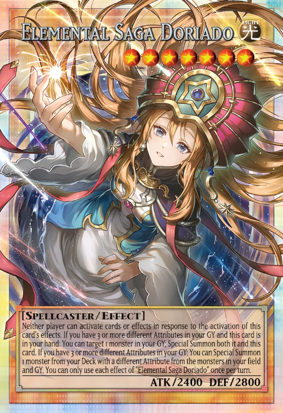 (STARLIGHT) Elemental Saga Doriado (Extended Art) BETB-EN028 - Ships 10/9/2026
