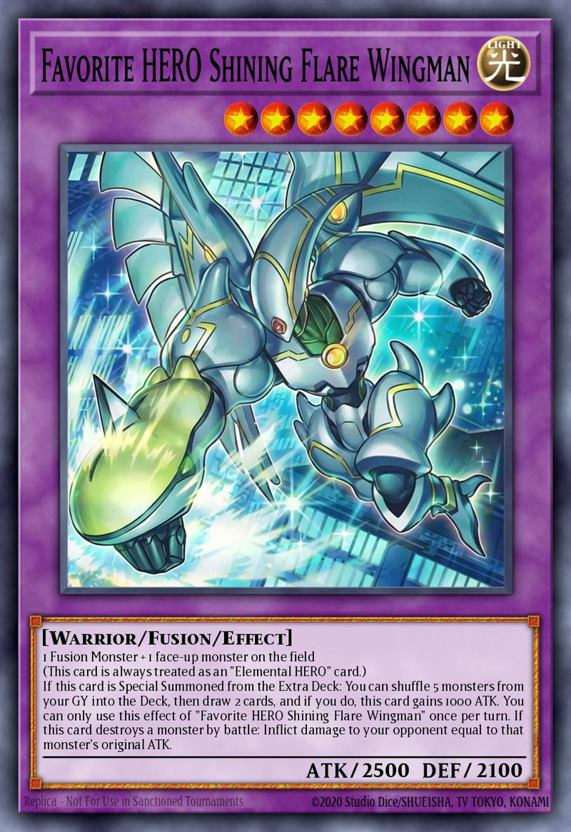 (UR) Favorite HERO Shining Flare Wingman MAMO-EN004 - Ships 9/4