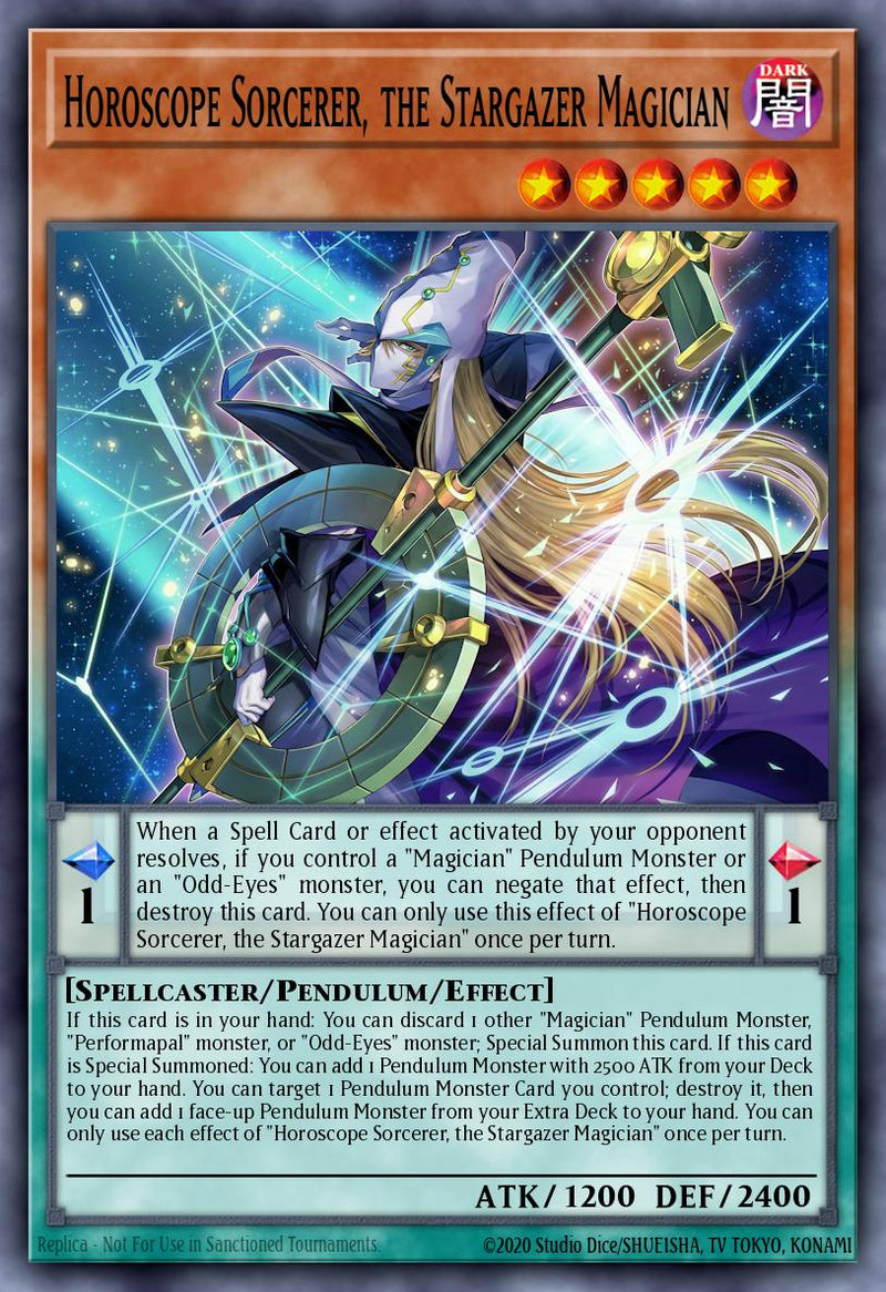 (UR) Horoscope Sorcerer, the Stargazer Magician MAMO-EN014 - Ships 9/4