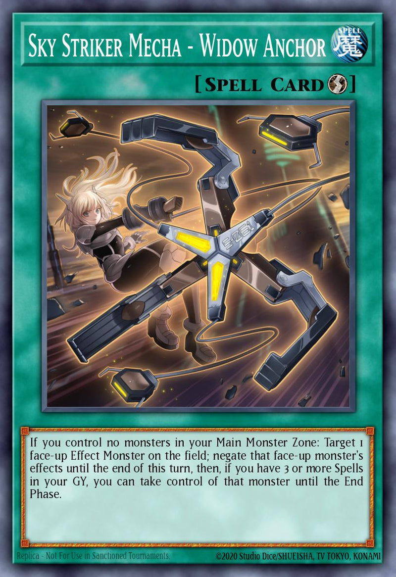 (OVERFRAME - UR) Sky Striker Mecha - Widow Anchor (extended art) MAMO-EN019 - Ships 9/4