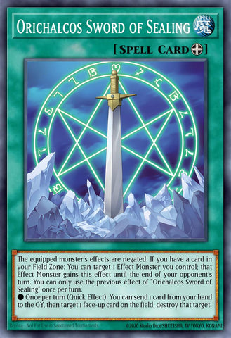 (SCR) Orichalcos Sword of Sealing MAMO-EN022 - Ships 9/4