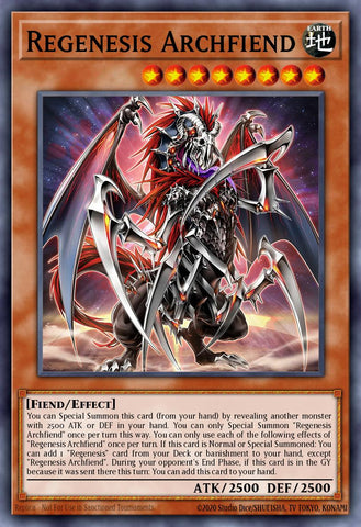(UR) Regenesis Archfiend MAMO-EN060 - Ships 9/4