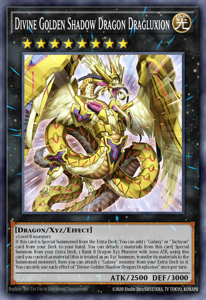 (UR) Divine Golden Shadow Dragon Dragluxion MAMO-EN085 - Ships 9/4