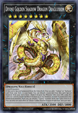 (UR) Divine Golden Shadow Dragon Dragluxion MAMO-EN085 - Ships 9/4