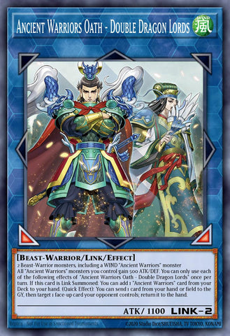 (UR) Ancient Warriors Oath - Double Dragon Lords MAMO-EN088 - Ships 9/4