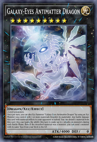 (SCR) Galaxy-Eyes Antimatter Dragon MAMO-EN124 - Ships 9/4
