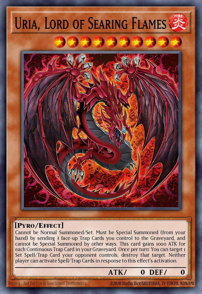 (STARLIGHT) Uria, Lord of Searing Flames (Alternate Artwork) MZMU-EN000 - Ships 2/20
