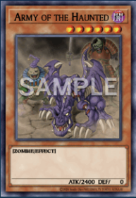 (SR) Army of the Haunted MZMU-EN002 - Ships 2/20