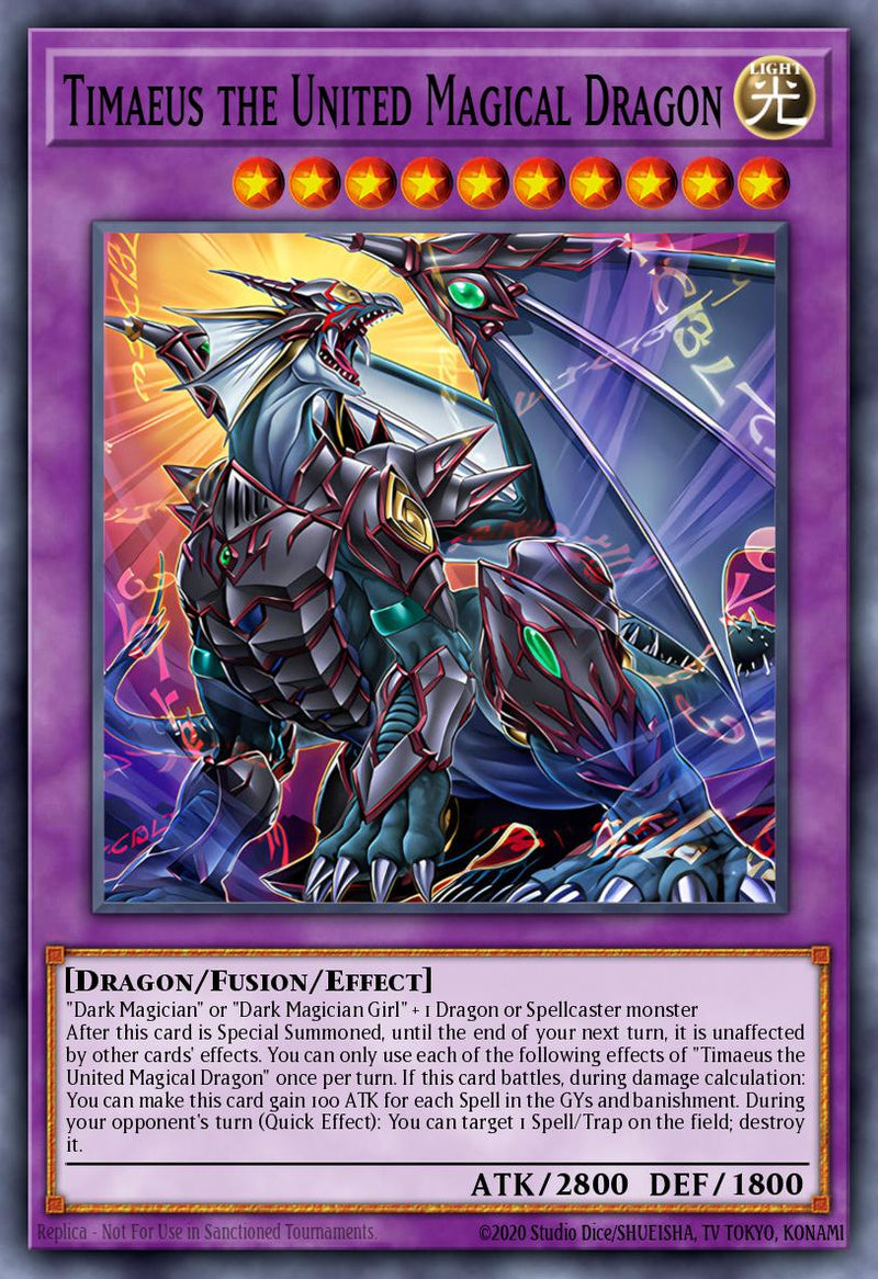 (UR) Timaeus the United Magical Dragon MZMU-EN012 - Ships 2/20