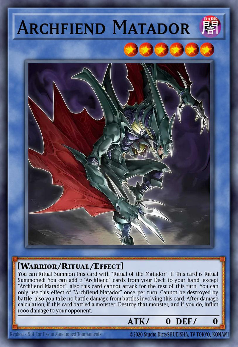 (SR) Matador Archfiend MZMU-EN022 - Ships 2/20