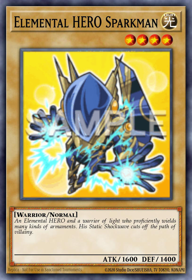 (SCR) Elemental HERO Sparkman MZMU-EN059 - Ships 2/20