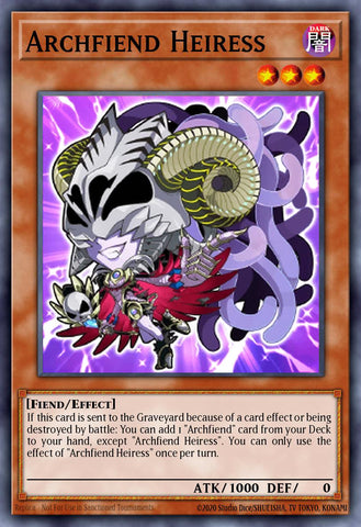 (SCR) Archfiend Heiress MZMU-EN066 - Ships 2/20