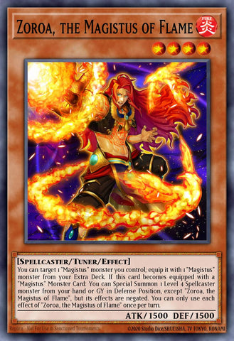 (R) Zoroa, the Magistus of Flame MZMU-EN094 - Ships 2/20