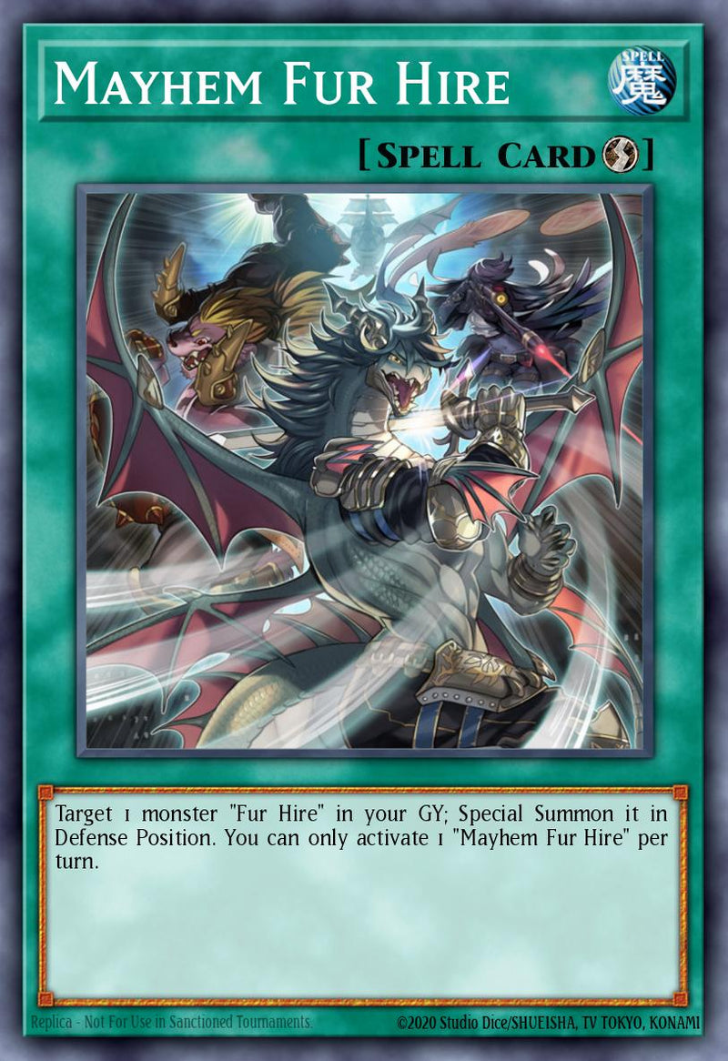 (R) Mayhem Fur Hire MZMU-EN115 - Ships 2/20