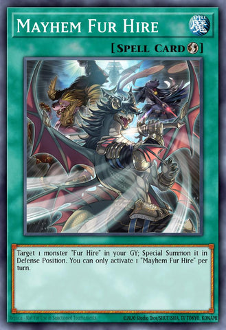 (R) Mayhem Fur Hire MZMU-EN115 - Ships 2/20