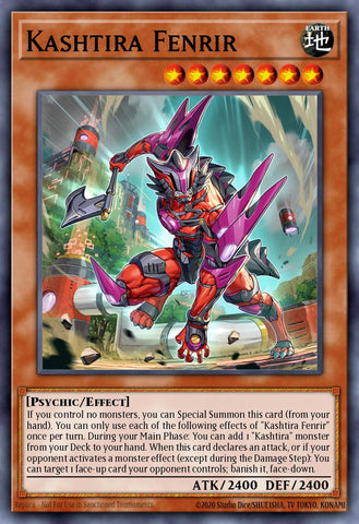 (SR) Kashtira Fenrir RA05-EN024 - Ships 4/17