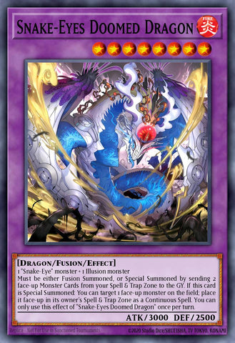 (SR) Snake-Eyes Doomed Dragon RA05-EN039 - Ships 4/17