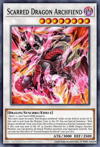 (STARLIGHT) Scarred Dragon Archfiend RA05-EN044 - Ships 4/17
